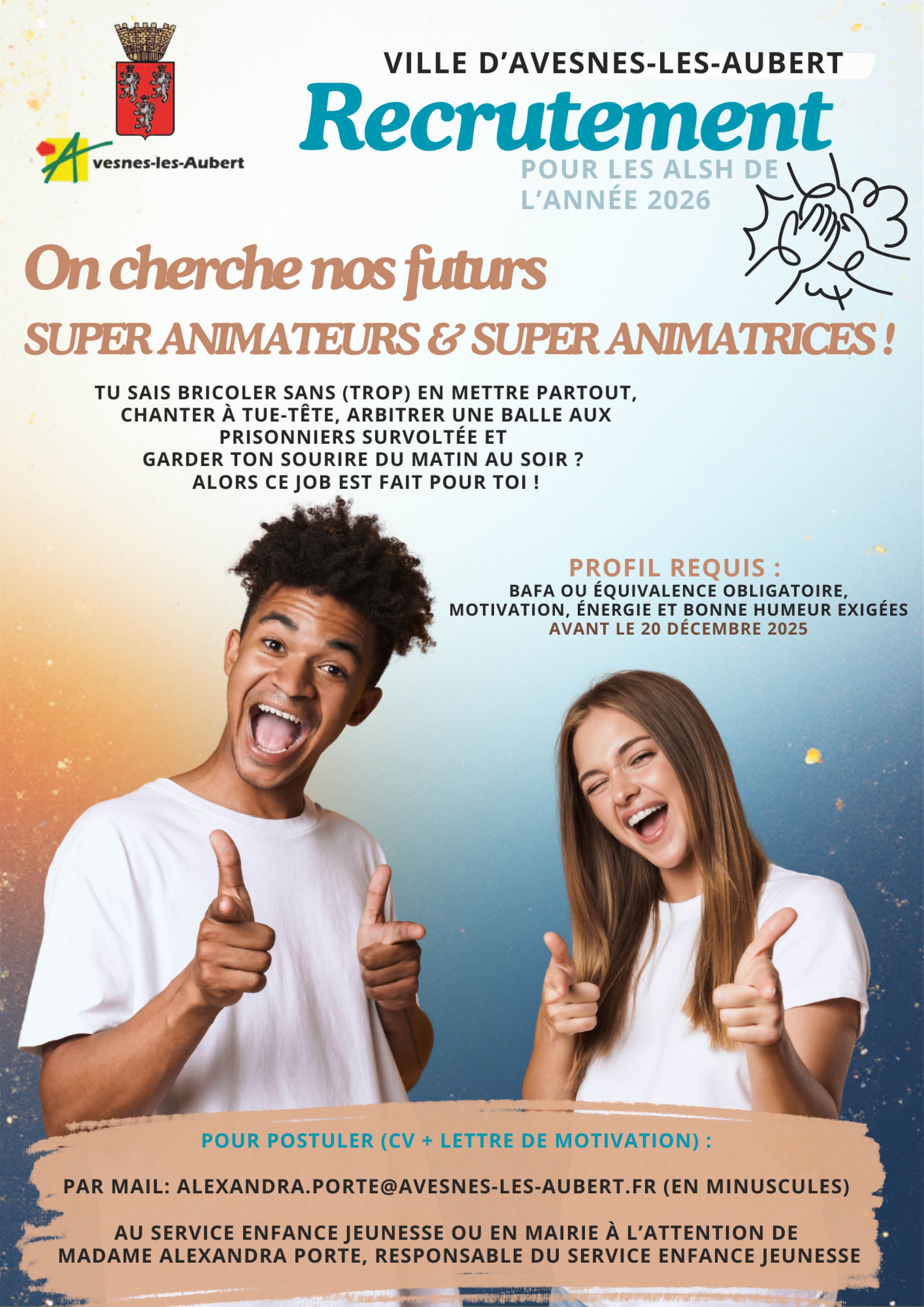 annonce recrutementALSH 2025 12 08