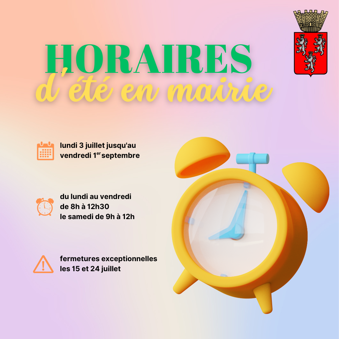 horaire mairie 2023 t